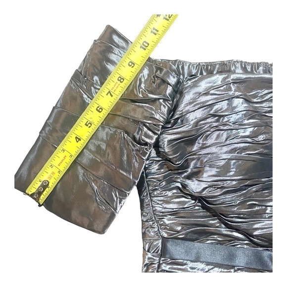 Alexander by Daymor Couture Mother of the Bride 2 Piece Mermaid Dress Sz 12 Gray - Picture 5 of 13